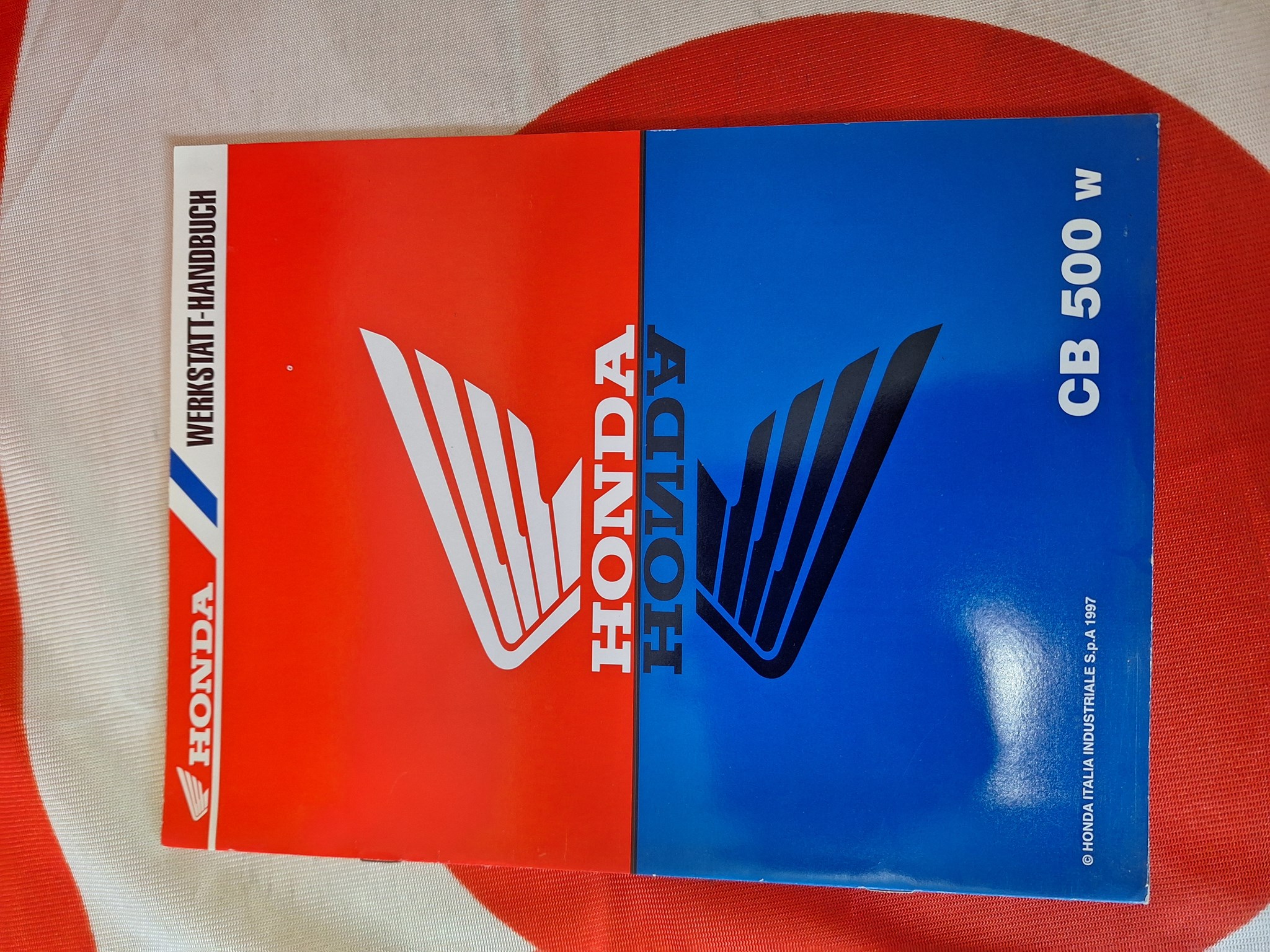 Picture of Werkstatthandbuch Nachtrag Honda  CB500W